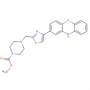 473541-05-8  1-Piperazinecarboxylic acid,4-[[4-(10H-phenothiazin-2-yl)-2-thiazolyl]methyl]-, methyl ester