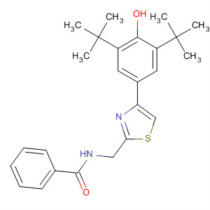 473541-33-2  Benzamide,N-[[4-[3,5-bis(1,1-dimethylethyl)-4-hydroxyphenyl]-2-thiazolyl]methyl]-