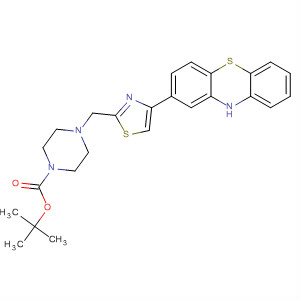 473541-49-0  1-Piperazinecarboxylic acid,4-[[4-(10H-phenothiazin-2-yl)-2-thiazolyl]methyl]-, 1,1-dimethylethyl ester
