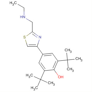 473541-56-9  Phenol, 2,6-bis(1,1-dimethylethyl)-4-[2-[(ethylamino)methyl]-4-thiazolyl]-