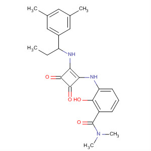 473725-69-8  Benzamide,3-[[2-[[1-(3,5-dimethylphenyl)propyl]amino]-3,4-dioxo-1-cyclobuten-1-yl]amino]-2-hydroxy-N,N-dimethyl-