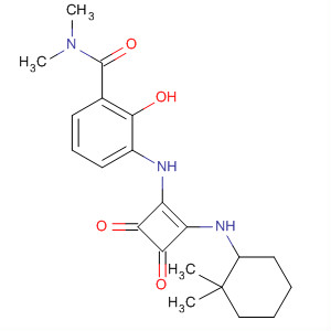 473726-70-4  Benzamide,3-[[2-[(2,2-dimethylcyclohexyl)amino]-3,4-dioxo-1-cyclobuten-1-yl]amino]-2-hydroxy-N,N-dimethyl-