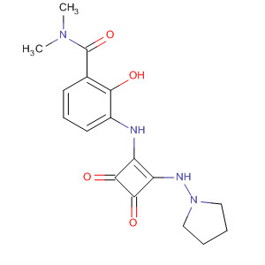 473727-93-4  Benzamide,3-[[3,4-dioxo-2-(1-pyrrolidinylamino)-1-cyclobuten-1-yl]amino]-2-hydroxy-N,N-dimethyl-