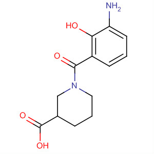 473731-51-0  3-Piperidinecarboxylic acid, 1-(3-amino-2-hydroxybenzoyl)-