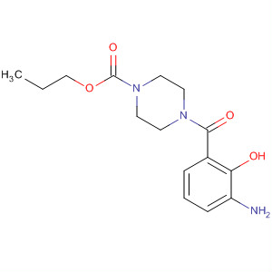 473734-27-9  1-Piperazinecarboxylic acid, 4-(3-amino-2-hydroxybenzoyl)-, propylester