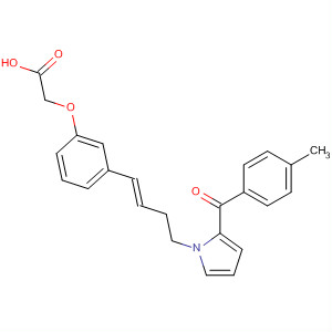 474006-73-0  Acetic acid,[3-[(1E)-4-[2-(4-methylbenzoyl)-1H-pyrrol-1-yl]-1-butenyl]phenoxy]-