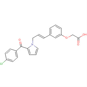 474006-95-6  Acetic acid,[3-[(1E)-3-[2-(4-chlorobenzoyl)-1H-pyrrol-1-yl]-1-propenyl]phenoxy]-