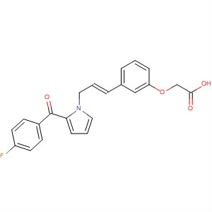474007-07-3  Acetic acid,[3-[(1E)-3-[2-(4-fluorobenzoyl)-1H-pyrrol-1-yl]-1-propenyl]phenoxy]-