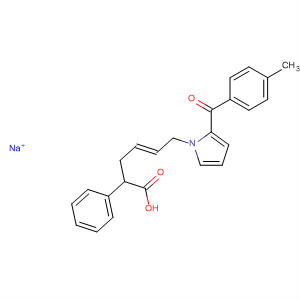 474007-26-6  Benzenepropanoic acid,3-[(1E)-3-[2-(4-methylbenzoyl)-1H-pyrrol-1-yl]-1-propenyl]-, sodium salt