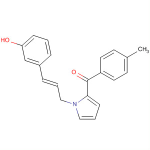 474009-21-7  Methanone,[1-[(2E)-3-(3-hydroxyphenyl)-2-propenyl]-1H-pyrrol-2-yl](4-methylphenyl)-