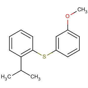474318-27-9  Benzene, 1-[(3-methoxyphenyl)thio]-2-(1-methylethyl)-