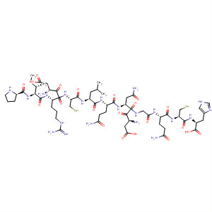 474370-28-0  L-Histidine,L-prolyl-L-isoleucyl-L-a-aspartyl-L-arginyl-L-cysteinyl-L-leucyl-L-glutaminyl-L-a-aspartyl-L-asparaginylglycyl-L-glutaminyl-L-cysteinyl-