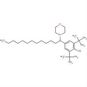 474379-77-6  Phenol, 2,6-bis(1,1-dimethylethyl)-4-[1-(4-morpholinyl)tridecyl]-