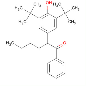 474379-81-2  1-Hexanone, 2-[3,5-bis(1,1-dimethylethyl)-4-hydroxyphenyl]-1-phenyl-