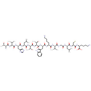 474405-05-5  L-Lysine,L-threonyl-L-valyl-L-histidyl-L-leucyl-L-threonyl-L-threonyl-L-tryptophyl-L-lysyl-L-valylglycyl-L-leucyl-L-cysteinyl-