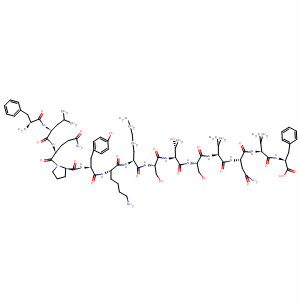 474405-12-4  L-Phenylalanine,L-phenylalanyl-L-leucyl-L-glutaminyl-L-prolyl-L-tyrosyl-L-lysyl-L-lysyl-L-seryl-L-threonyl-L-seryl-L-valyl-L-asparaginyl-L-valyl-