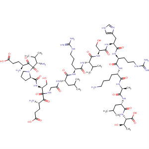 474405-20-4  L-Threonine,L-a-glutamyl-L-valyl-L-prolyl-L-a-glutamyl-L-serylglycyl-L-leucyl-L-arginyl-L-valyl-L-seryl-L-histidyl-L-arginyl-L-lysyl-L-alanyl-L-leucyl- 474405-20-4  L-Threonine,L-a-glutamyl-L-valyl-L-prolyl-L-a-glutamyl-L-serylglycyl-L-leucyl-L-arginyl-L-valyl-L-seryl-L-histidyl-L-arginyl-L-lysyl-L-alanyl-L-leucyl-