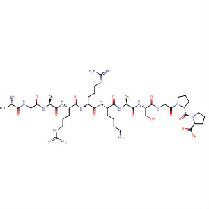 474539-59-8  L-Proline,L-alanylglycyl-L-alanyl-L-arginyl-L-arginyl-L-lysyl-L-alanyl-L-serylglycyl-L-prolyl-