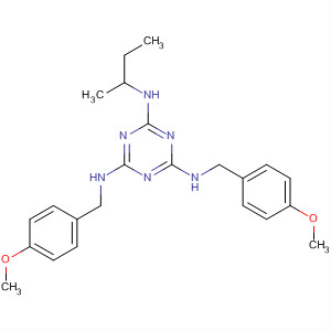 474827-67-3  1,3,5-Triazine-2,4,6-triamine,N,N'-bis[(4-methoxyphenyl)methyl]-N''-(1-methylpropyl)-