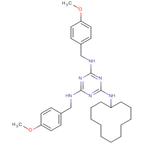 474827-87-7  1,3,5-Triazine-2,4,6-triamine,N-cyclododecyl-N',N''-bis[(4-methoxyphenyl)methyl]-