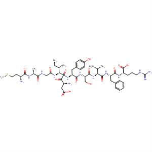 474885-05-7  L-Arginine,L-methionyl-L-alanylglycyl-L-a-aspartyl-L-isoleucyl-L-tyrosyl-L-seryl-L-valyl-L-phenylalanyl-