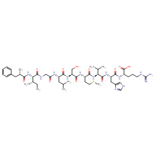475163-36-1  L-Arginine,L-phenylalanyl-L-isoleucylglycyl-L-leucyl-L-seryl-L-methionyl-L-valyl-L-histidyl-