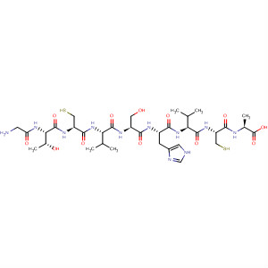 475163-78-1  L-Alanine,glycyl-L-threonyl-L-cysteinyl-L-valyl-L-seryl-L-histidyl-L-valyl-L-cysteinyl-