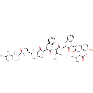 475163-97-4  L-Valine,L-valyl-L-cysteinyl-L-alanyl-L-valyl-L-phenylalanyl-L-isoleucyl-L-phenylalanyl-L-tyrosyl- 475163-97-4  L-Valine,L-valyl-L-cysteinyl-L-alanyl-L-valyl-L-phenylalanyl-L-isoleucyl-L-phenylalanyl-L-tyrosyl-