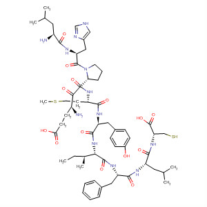 475164-54-6  L-Cysteine,L-leucyl-L-histidyl-L-a-glutamyl-L-prolyl-L-methionyl-L-tyrosyl-L-isoleucyl-L-phenylalanyl-L-leucyl-