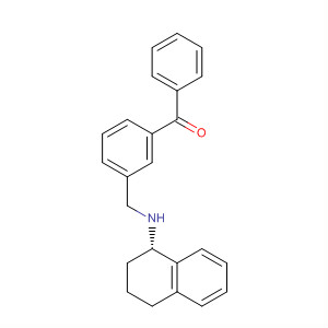 475205-89-1  Methanone,phenyl[3-[[[(1S)-1,2,3,4-tetrahydro-1-naphthalenyl]amino]methyl]phenyl]-