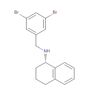 475206-27-0  1-Naphthalenamine, N-[(3,5-dibromophenyl)methyl]-1,2,3,4-tetrahydro-,(1S)-