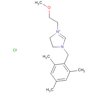 475296-80-1  1H-Imidazolium,4,5-dihydro-1-(2-methoxyethyl)-3-[(2,4,6-trimethylphenyl)methyl]-,chloride