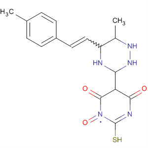 475631-40-4  4,6(1H,5H)-Pyrimidinedione,dihydro-5-[6-methyl-5-[2-(4-methylphenyl)ethenyl]-1,2,4-triazin-3-yl]-2-thioxo-