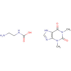 475653-73-7  Carbamic acid, (2-aminoethyl)-, compd. with3,7-dihydro-1,3-dimethyl-1H-purine-2,6-dione (1:1)