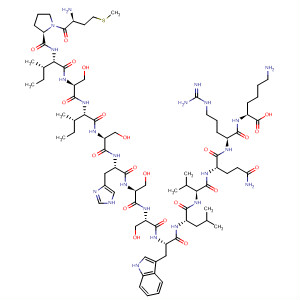 476322-97-1  L-Lysine,L-methionyl-L-prolyl-L-isoleucyl-L-seryl-L-isoleucyl-L-seryl-L-histidyl-L-seryl-L-seryl-L-tryptophyl-L-leucyl-L-valyl-L-glutaminyl-L-arginyl-