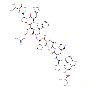 476337-39-0  L-Valine,L-seryl-L-tryptophyl-L-prolyl-L-histidyl-L-alanyl-L-seryl-L-prolyl-L-tryptophyl-L-arginyl-L-histidyl-L-prolyl-