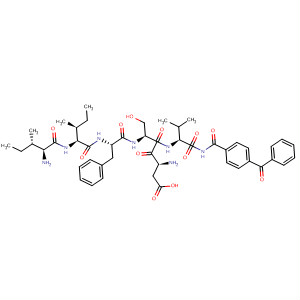 476369-75-2  L-Valinamide,N-(4-benzoylbenzoyl)-L-isoleucyl-L-isoleucyl-L-phenylalanyl-L-a-aspartyl-L-seryl- 476369-75-2  L-Valinamide,N-(4-benzoylbenzoyl)-L-isoleucyl-L-isoleucyl-L-phenylalanyl-L-a-aspartyl-L-seryl-