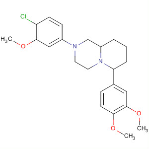 476370-01-1  2H-Pyrido[1,2-a]pyrazine,2-(4-chloro-3-methoxyphenyl)-6-(3,4-dimethoxyphenyl)octahydro-