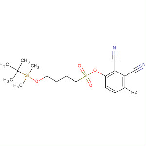 476436-37-0  1-Butanesulfonic acid, 4-[[(1,1-dimethylethyl)dimethylsilyl]oxy]-,2,3-dicyano-1,4-phenylene ester