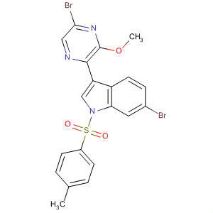 476623-17-3  1H-Indole,6-bromo-3-(5-bromo-3-methoxypyrazinyl)-1-[(4-methylphenyl)sulfonyl]-