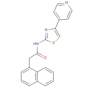 476631-51-3  1-Naphthaleneacetamide, N-[4-(4-pyridinyl)-2-thiazolyl]-