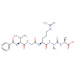476678-00-9  L-Alanine, N-benzoyl-L-valylglycyl-L-arginyl-L-alanyl-