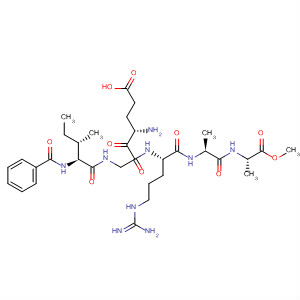 476678-08-7  L-Alanine, N-benzoyl-L-isoleucyl-L-a-glutamylglycyl-L-arginyl-L-alanyl-,2-methyl ester