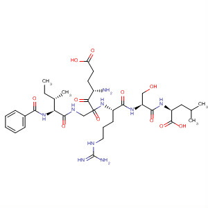 476678-55-4  L-Leucine, N-benzoyl-L-isoleucyl-L-a-glutamylglycyl-L-arginyl-L-seryl-