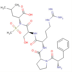 476678-64-5  L-Leucine, N-(methylsulfonyl)-D-phenylalanyl-L-prolyl-L-arginyl-L-seryl-