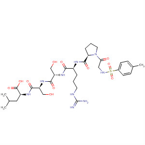 476679-09-1  L-Leucine,N-[(4-methylphenyl)sulfonyl]glycyl-L-prolyl-L-arginyl-L-seryl-L-seryl-