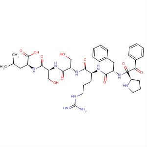 476679-19-3  L-Leucine, 1-benzoyl-L-prolyl-L-phenylalanyl-L-arginyl-L-seryl-L-seryl-