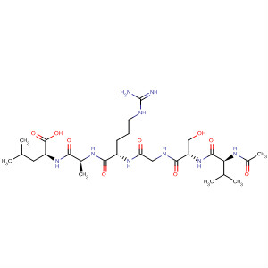 476679-67-1  L-Leucine, N-acetyl-L-valyl-L-serylglycyl-L-arginyl-L-alanyl-