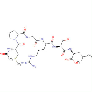 476679-78-4  L-Leucine, N-acetyl-S-methyl-L-cysteinyl-L-prolylglycyl-L-arginyl-L-seryl-