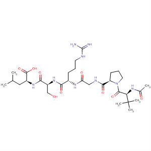 476679-81-9  L-Leucine, N-acetyl-3-methyl-L-valyl-L-prolylglycyl-L-arginyl-L-seryl-